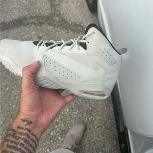 Nike Men's Cream High-Top Sneakers